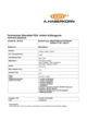 Technisches Datenblatt 