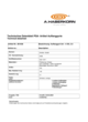 Technisches Datenblatt 